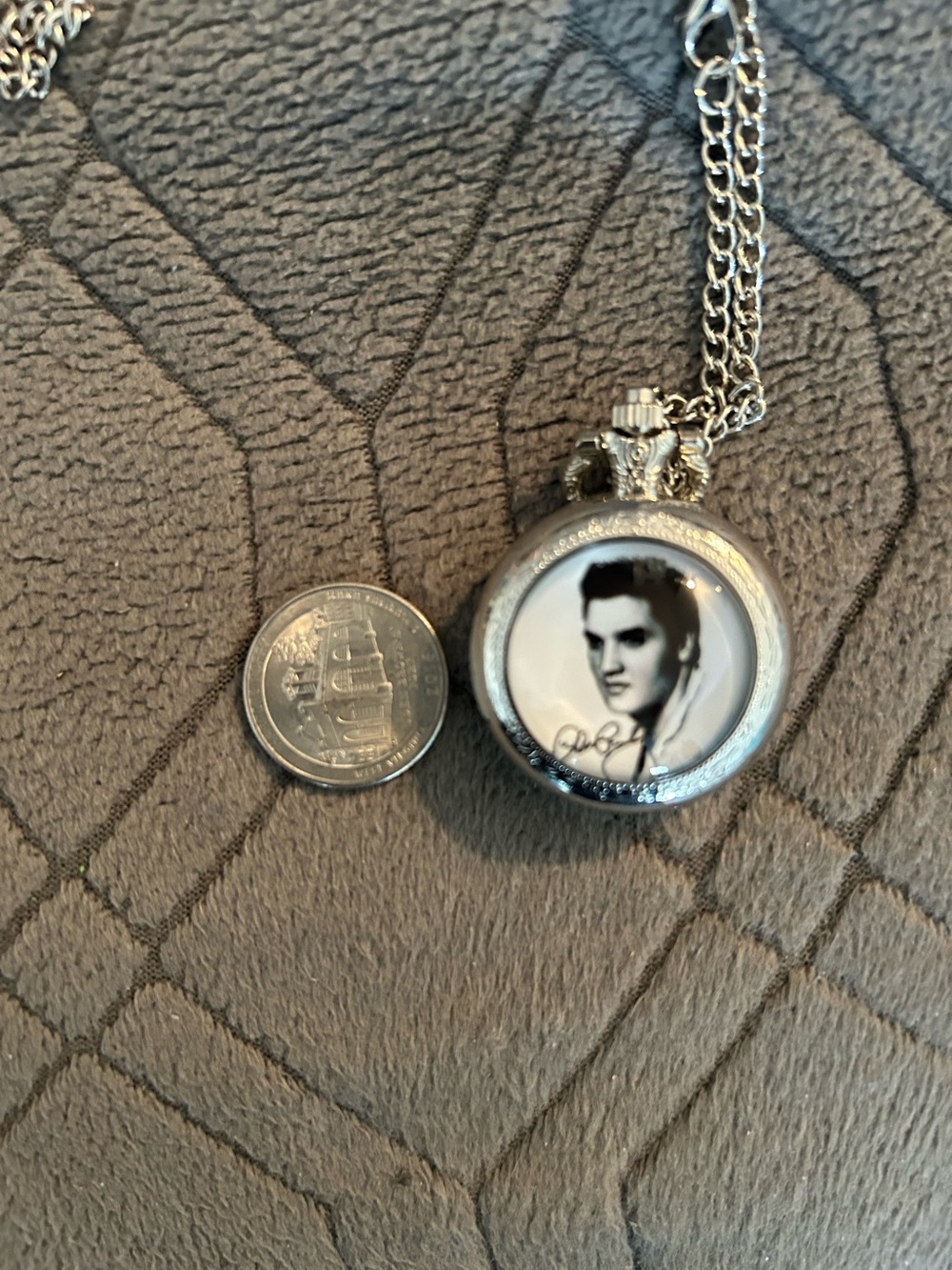 Elvis Presley necklace pocket watch